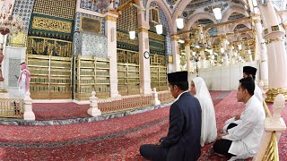 Presiden Jokowi Ziarah Makam Rasulullah SAW Madinah 15 April 2019 [upl. by Anitnas959]