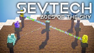 SevTech Ages of the Sky Ep 6 AbyssalCraft [upl. by Onibas542]