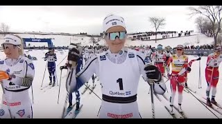 10 km masstart kvinner  Québec 23 mars 2019 [upl. by Tigram]