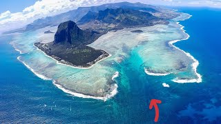 Underwater Waterfall in Mauritius Island [upl. by Nafri]