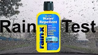 Windshield Rain Repellent  Rain x Review [upl. by Isle]