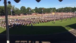 Scotland The Brave 1400 pipers and drummers [upl. by Eilasor]