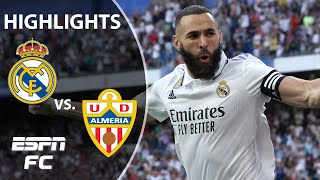 Real Madrid vs Almeria  LaLiga Highlights  ESPN FC [upl. by Ynnoj]