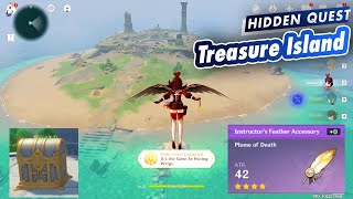 Secret Island Genshin Impact Hidden Quest Time and the wind [upl. by Kyne]