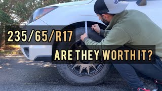 23565r17 Fitment amp Review should you get them Subaru Forester SJ [upl. by Dnar]