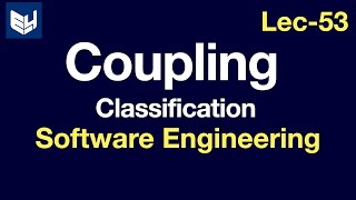 Coupling classification  Software Engineering  SE  Lec53  Bhanu Priya [upl. by Frieda]