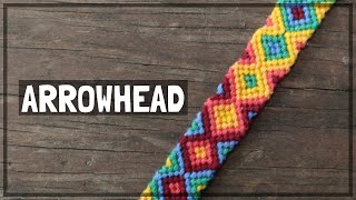 Yet ANOTHER Arrowhead Friendship Bracelet Tutorial [upl. by Stretch]