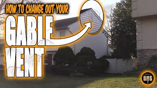 How to change out your gable vent [upl. by Wickner]