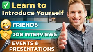 How to Have the Perfect Self Introduction in English  FREE TRAINING [upl. by Llehsem]