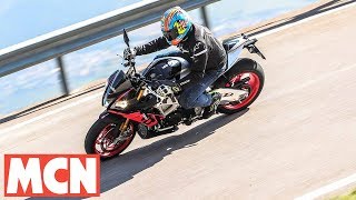 2019 Aprilia Tuono V4 1100 Factory review  MCN  Motorcyclenewscom [upl. by Akialam]