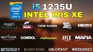 i5 1235U  Intel Iris Xe Graphics  Test in 14 Games in 2022  HP Pavilion 15 [upl. by Nwahsed]