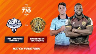 Match 14 HIGHLIGHTS  The Chennai Braves vs Northern Warriors  Day 6  Abu Dhabi T10 Season 5 [upl. by Monk]