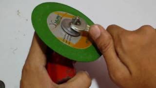 How to use cutting disc with drill machine DIY [upl. by Mars]