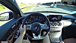 The Mercedes C Class 2020 POV Test Drive [upl. by Htesil]