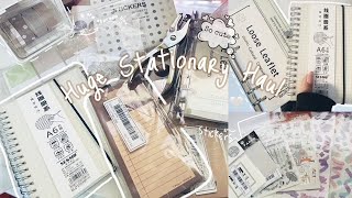 🍑 a huge cute and affordable stationery haul  SHEIN [upl. by Halle595]