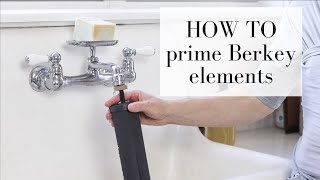 How to Prime Berkey Water Filters [upl. by Alesram998]