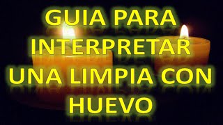 GUIA PARA INTERPRETAR UNA LIMPIA CON HUEVO [upl. by Sparke8]