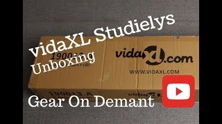 vidaXL studielys med softbox  Unboxing [upl. by Cirala711]