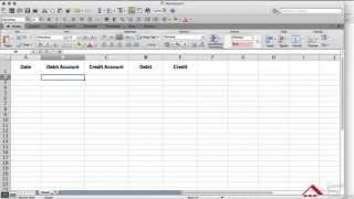 Create a General Ledger Using Excel [upl. by Ferdinanda]