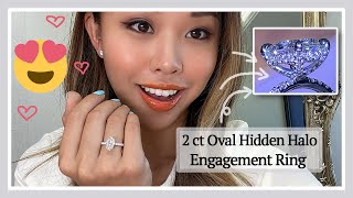 How She fell in love with an Oval Diamond  2ct Oval Engagement Ring [upl. by Garratt]