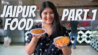 Jaipur Food Part 1  Rawat Kachori City Palace Tapri amp More [upl. by Aiepoissac]