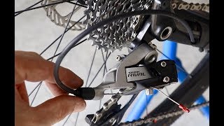 How to Adjust a Rear Derailleur [upl. by Derwin600]