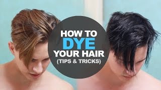 How to Dye Mens Hair at home  DIY  Mens Hairstyle tutorial [upl. by Chamberlin]