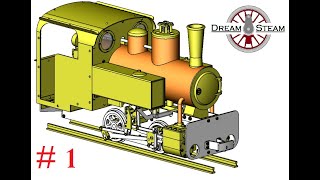 Part 1 Build a live Steam Locomotive quotDecauville 020Tquot  THE FISRT FRAMEPLATES [upl. by Leinnad955]