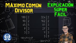 Máximo Común Divisor MCD  Explicación Fácil [upl. by Nilesoy]