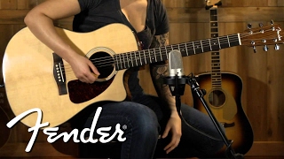 Fender Acoustic CD140SCE Demo  Fender [upl. by Augusto]