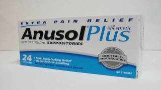 ANUSOL PLUS 24 Hemorrhoidal Suppositories Review [upl. by Tartan]