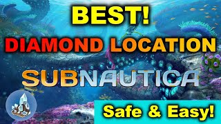 BEST Location to Find Diamonds in Subnautica [upl. by Carilyn412]