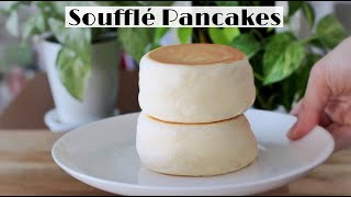 Fluffy Japanese Souffle Pancakes Recipe  Extended version with tutorial [upl. by Anuaf]