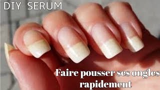 DIY Sérum  Faire Pousser Les Ongles plus Rapidement♡ [upl. by Queridas]