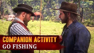 Red Dead Redemption 2  Companion Activity 7  Fishing Kieran [upl. by Novek]