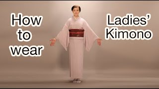 How to wear ladies kimono comfortably [upl. by Jodie]