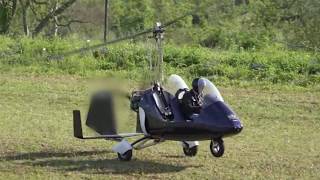 Autogyro Flying Short Field Take Off amp Landing [upl. by Adnaw382]