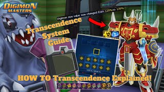 DMO Transcendence Guide  HOW TO Transcendence in DMO  Digimon Masters Online  GDMO Tutorial [upl. by Anthia]