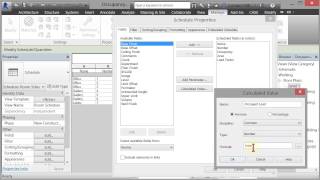 REVIT OCCUPANT LOAD SCHEDULE [upl. by Iot]