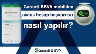 Garanti BBVA Mobil’den Avans Hesap Başvurusu Nasıl Yapılır [upl. by Notsirk]