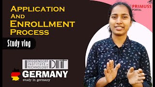 Application and Enrollment process after receiving admission letter  DIT Deggendorf Germany 🇩🇪 [upl. by Janot205]