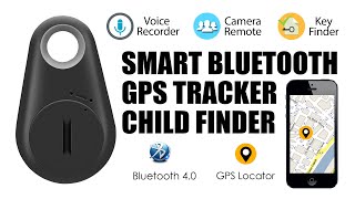 Smart Bluetooth 40 GPS Tracker Locator I AntiLost GPS Tracer amp Alarm iTag For Pet Dog Keys [upl. by Woo]