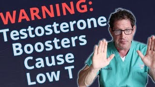 Testosterone Boosters Cause Low T Warning [upl. by Aerdna]