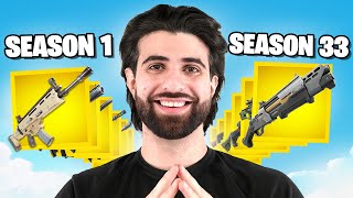 Ranking the BEST Weapon from EVERY Fortnite Season [upl. by Ycnalc]