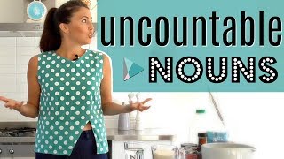 English Grammar Lessons Countable and Uncountable Nouns Explained [upl. by Elyak]