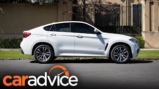 2016 BMW X6 30d Review  CarAdvice [upl. by Ordnasil]