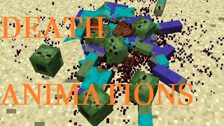 Death Animations  Mods Showcase  Minecraft [upl. by Glynias974]