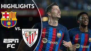 Barcelona vs Athletic Club  LaLiga Highlights  ESPN FC [upl. by Carrington472]