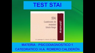 TEST STAI [upl. by Jonna]