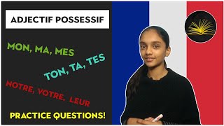 Learn French  Adjectif Possessif [upl. by Anauj]